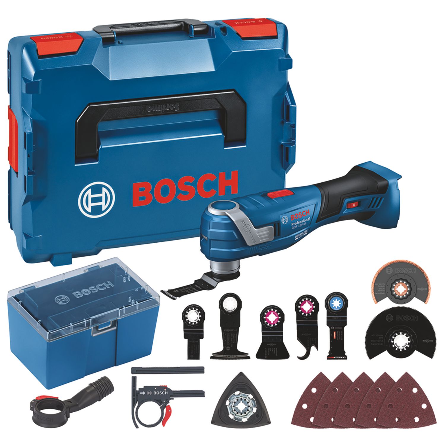 Bosch GOP 18V-34 Professional 18V Li-Ion AMPShare Brushless Cordless Multi-Tool - Bare (141CK)