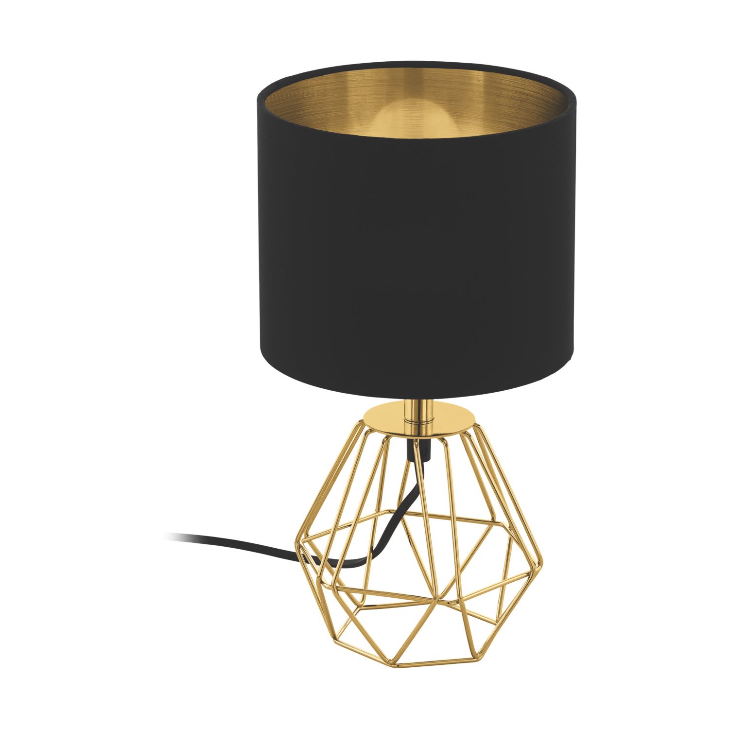 Eglo Carlton 2 Table Lamp Brass (141CV)