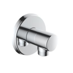 Bristan Contemporary Round Shower Wall Outlet Chrome-Plated 55mm