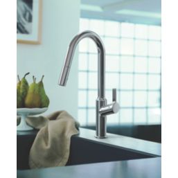 Clearwater Karuma KAR20CP Single Lever Tap with Twin Spray Pull-Out  Chrome