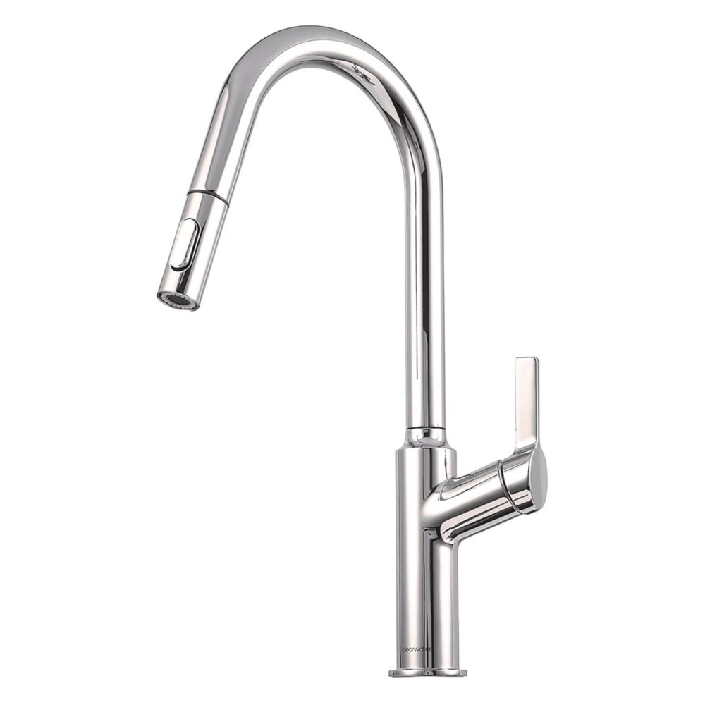 Clearwater Karuma KAR20CP Single Lever Tap with Twin Spray Pull-Out ...