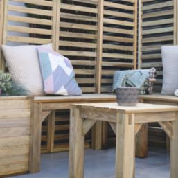 Forest V3 7' x 7' (Nominal) Garden Modular Set 16 Pieces