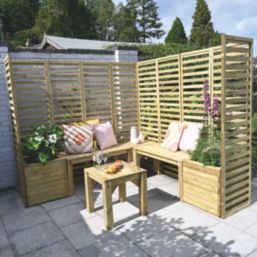 Forest V3 7' x 7' (Nominal) Garden Modular Set 16 Pieces