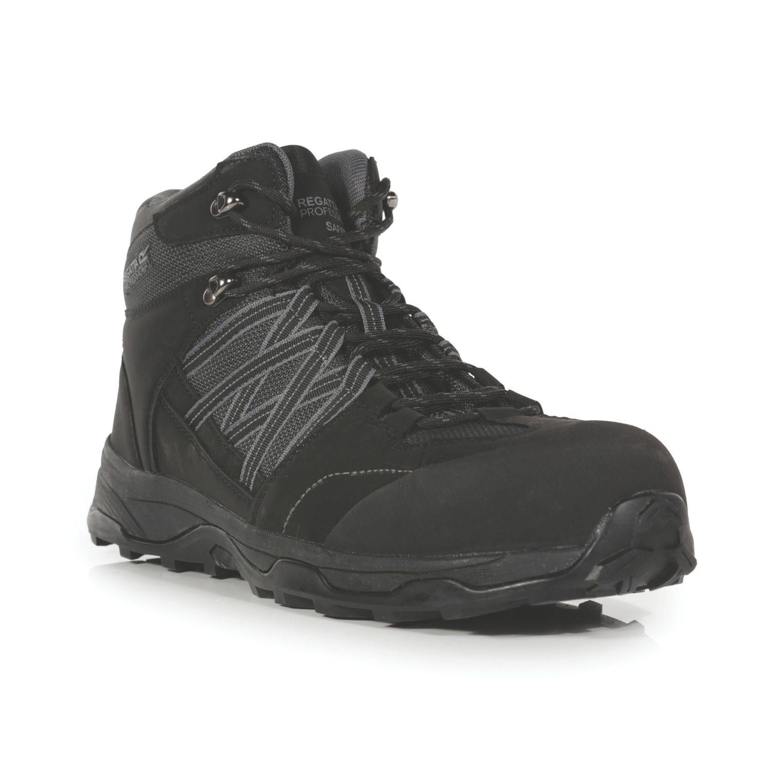 Regatta Claystone S3 Size 6 Black/Granite Water-Resistant Steel Toe Cap Safety Boots (141JR)