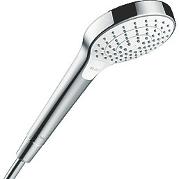 Hansgrohe Croma Select S EcoSmart Shower Handset White/Chrome 108mm x 183mm