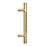 Elite Knobs & Handles Kensington Knurled T Bar Handle Brushed Brass 148mm