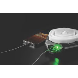 Nebo Galileo Air Rechargeable LED Collapsible Lantern with Power Bank Grey 1000lm