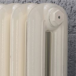 Arroll 549mm x 794mm 2900BTU Cream Cast Iron 2 Column Radiator - Screwfix