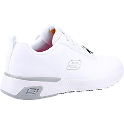Skechers Marsing Gmina Metal Free Womens  Non Safety Shoes White Size 3