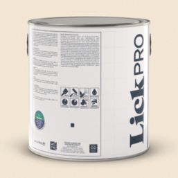 LickPro  2.5Ltr White BS 10 B 15  Vinyl Matt Emulsion  Paint