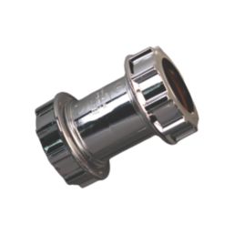 FloPlast CW07 Compression Uni Waste Coupler Chrome 32mm x 32mm