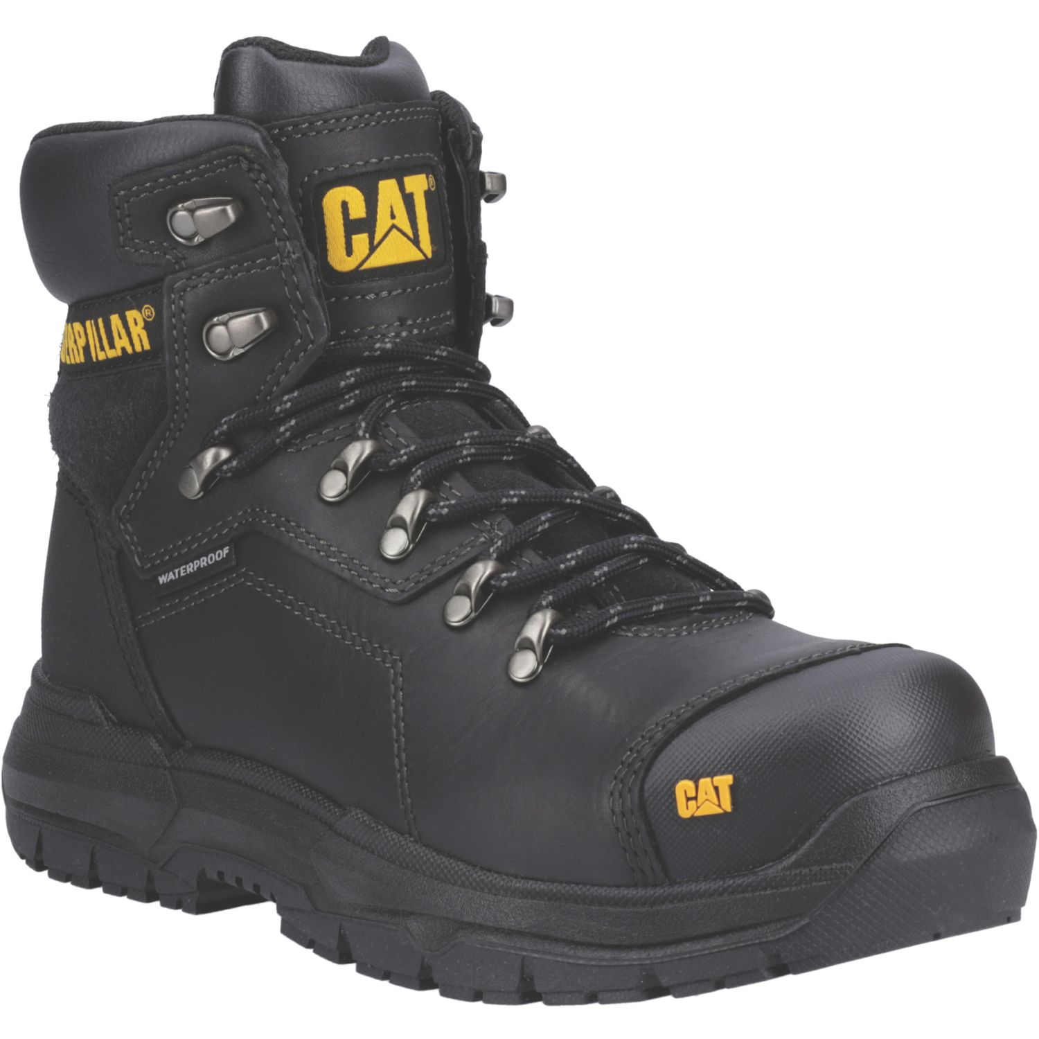 CAT Diagnostic 2.0 Size 6 Black Waterproof Steel Toe Cap Safety Boots (141VU)