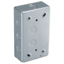 British General MC572 45A 1-Gang DP Metal Clad Cooker Switch with LED
