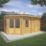 Mercia Corner Lodge Plus 44mm 16' 6" x 10' 6" (Nominal) Pent Timber Log Cabin & Shed