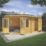 Mercia Corner Lodge Plus 44mm 16' 6" x 10' 6" (Nominal) Pent Timber Log Cabin & Shed