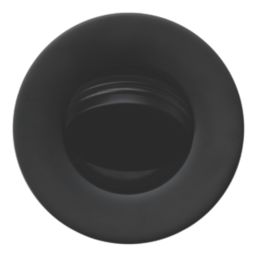 Flomasta Unslotted Captive Basin Waste Matt Black 65mm