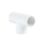 FloPlast Tees White 21.5mm 5 Pack