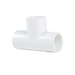 FloPlast Tees White 21.5mm 5 Pack