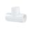 FloPlast Tees White 21.5mm 5 Pack