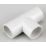FloPlast Tees White 21.5mm 5 Pack