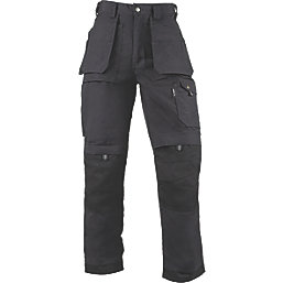 Dickies Eisenhower Multi-Pocket Trousers Black 34" W 32" L