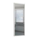 Spacepro Shaker 1-Door Sliding Wardrobe Door White Frame Mirror Panel 762mm x 2260mm