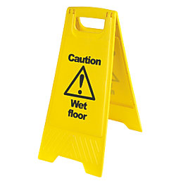 Caution Wet Floor A-Frame Safety Sign 600mm x 290mm