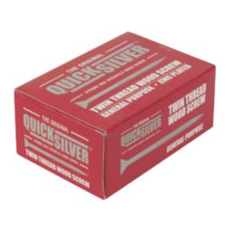 Quicksilver  PZ Double-Countersunk Woodscrews 10ga x 4" 100 Pack