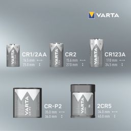 Varta  CR123 3V Lithium Batteries 10 Pack