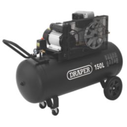 Draper 55305 150Ltr Brushless Electric Belt-Driven Air Compressor 230V