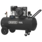 Draper 55305 150Ltr Brushless Electric Belt-Driven Air Compressor 230V