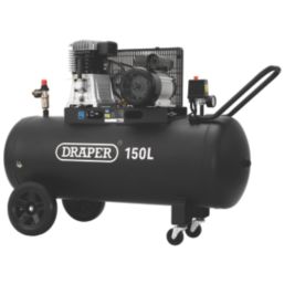 Draper 55305 150Ltr Brushless Electric Belt-Driven Air Compressor 230V