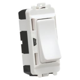 Knightsbridge  20AX Grid SP Control Switch White