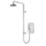Triton T80EasiFit+ White 9.5kW Thermostatic Overhead Shower with UNIQ Kit