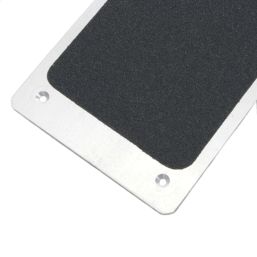 COBA Grip Foot Black Aluminium Stair Tread 625mm x 114mm x 3mm 5 Pack