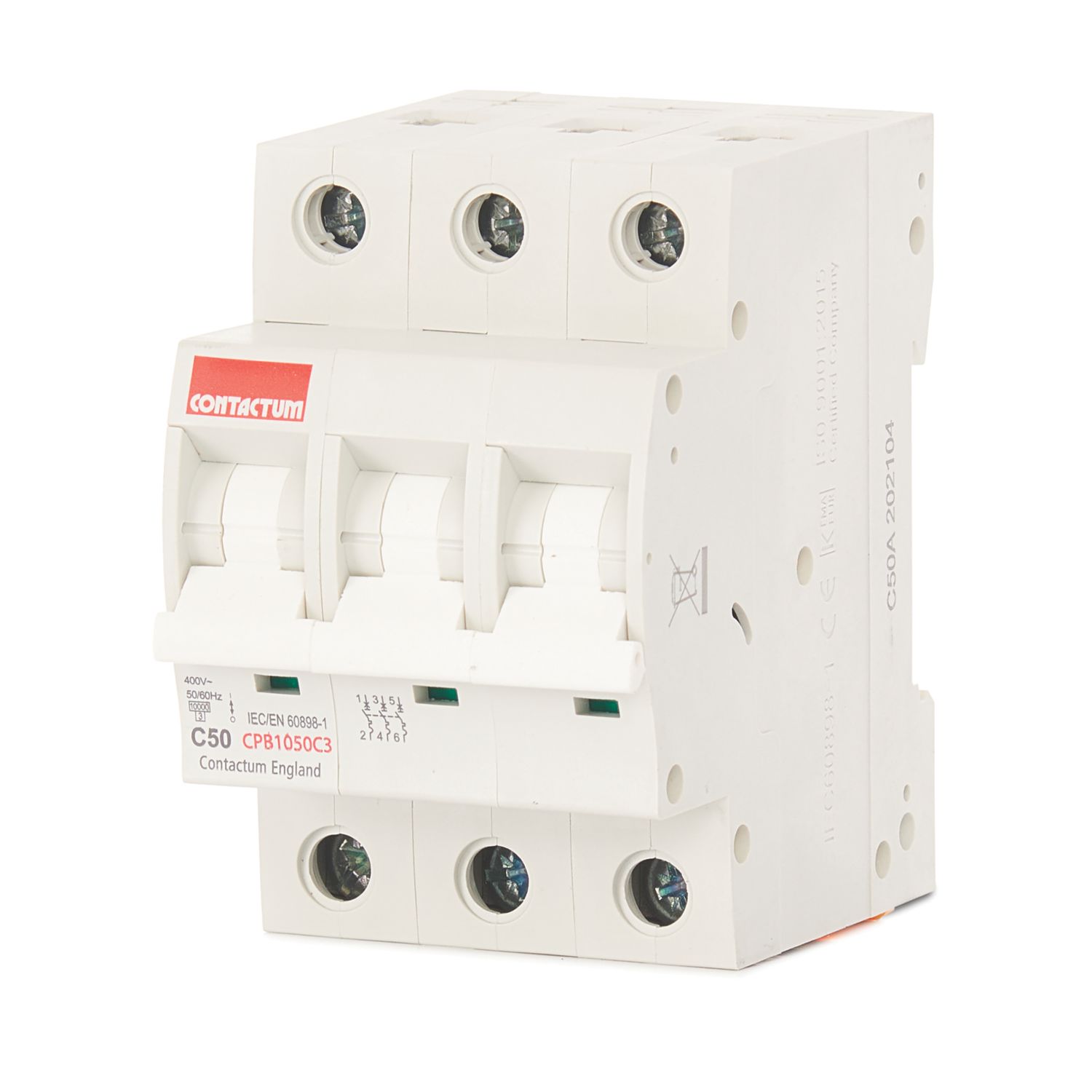 Contactum Defender 50A TP C Curve 3-Phase MCB (142HA)