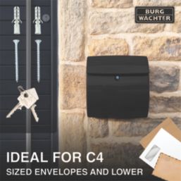 Burg-Wachter  Piano Post Box Black Gloss