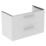Ideal Standard i.life B Wall Hung Vanity Unit with Chrome Handles & Basin Matt White 1000mm x 505mm x 630mm
