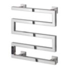 Reina 510mm x 500mm 324BTU Stainless Steel Flat Electric Towel Radiator