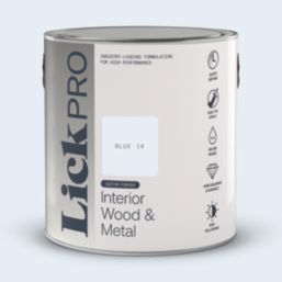 LickPro 2.5Ltr Blue 14 Satin Water-Based Trim Paint