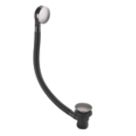 Refurb Bristan Gun Metal 70mm Click‑Clack Bath Waste with Overflow