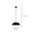 Eglo Mogano 1 Single Pendant Light Black