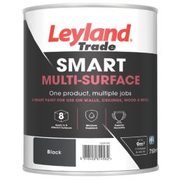 Leyland Trade Smart Eggshell Black Emulsion Multi-Surface Paint 750ml