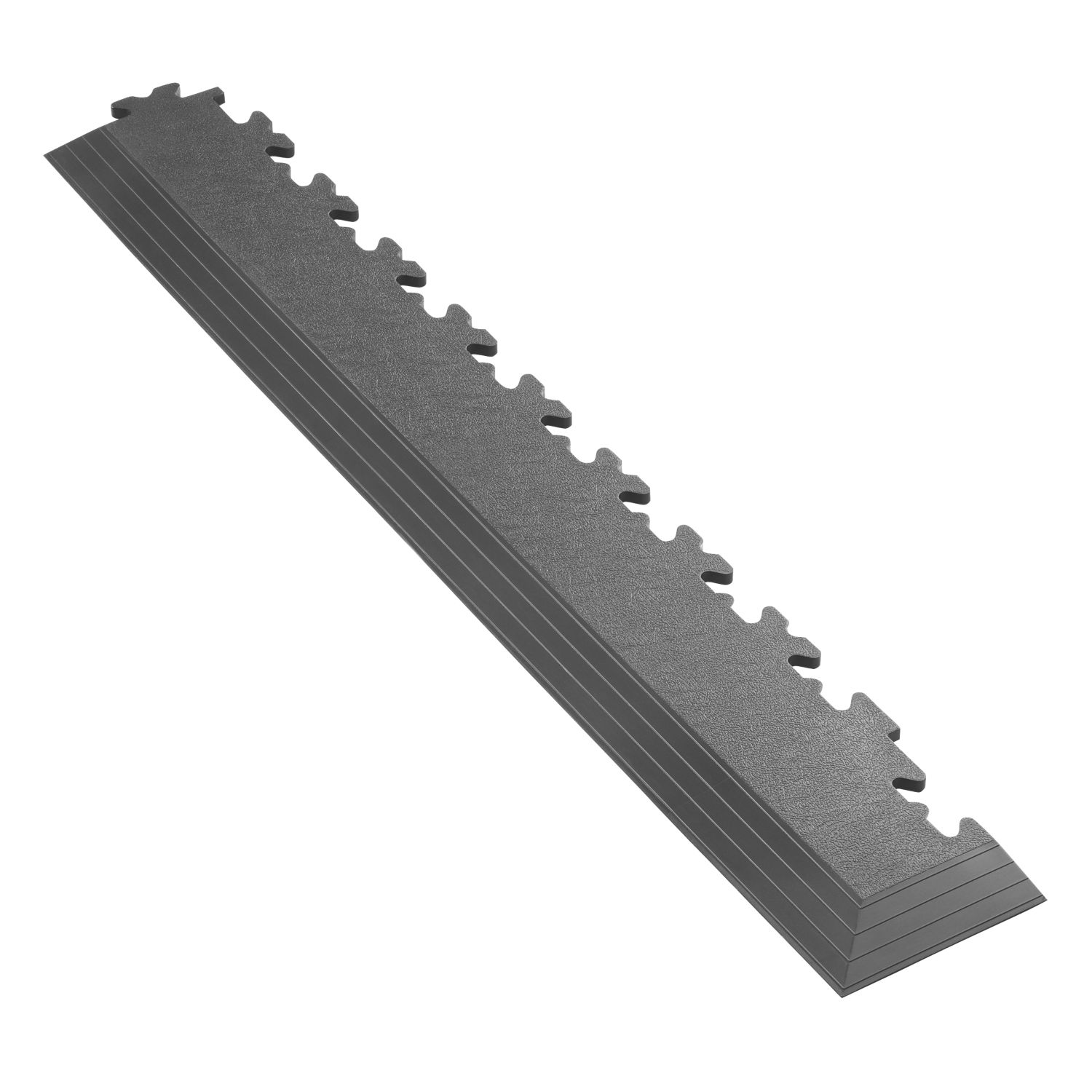 Garage Floor Tile Company X Joint Interlocking Corner Edge Ramps Graphite 587mm x 90mm 2 Pack (142RV)