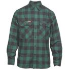 Hard Yakka Long Sleeve Check Flannel Shirt Shirts Green 2X Large 46" Chest