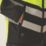 Regatta Hi Vis XPro 3 Layer Softshell  Jacket Black/Yellow Large 42" Chest