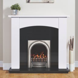 Focal Point Nebraska Fire Surround White 1300mm x 1120mm
