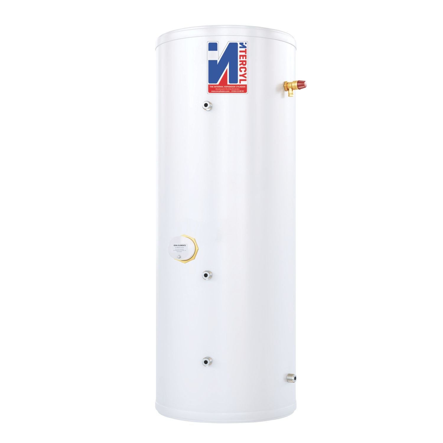 RM Cylinders Intercyl Indirect Internal Expansion Unvented Cylinder 165Ltr (1433V)