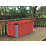 Trimetals B74 850Ltr 6' x 2' 6" (Nominal) Metal Patio Box Red