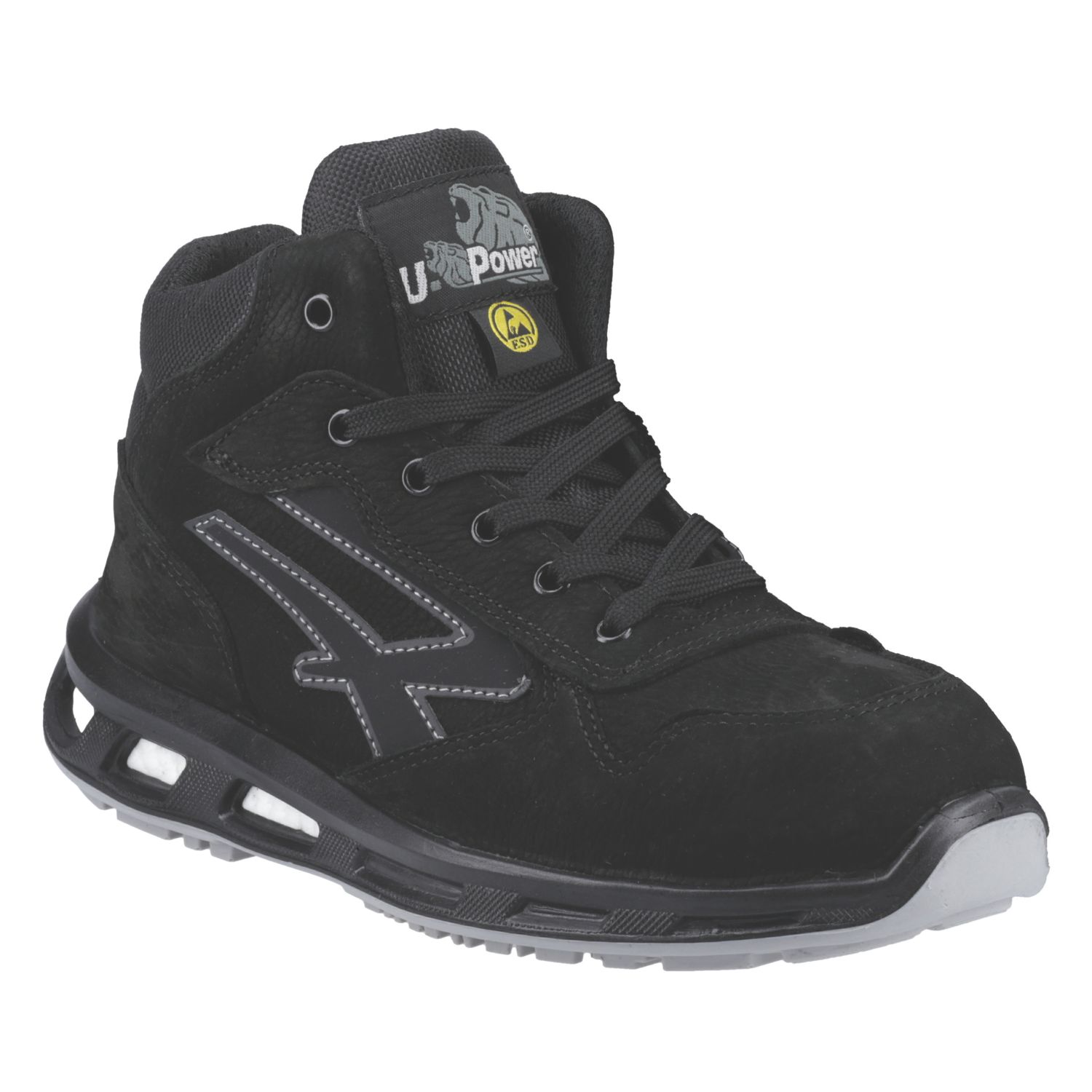 U-Power Lift Size 11 Dark Grey Water-Resistant Safety Boots (143AY)